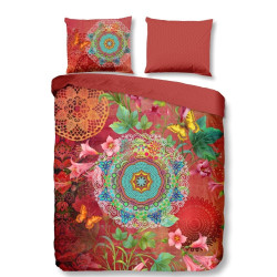 Bomuldssatin sengetøj Novali med mandala fra MyTrendyHome.dk