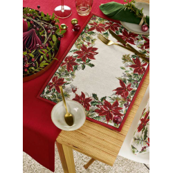 Dækkeserviet med julemotiv Winter Blossom fra MytrendyHome.dk