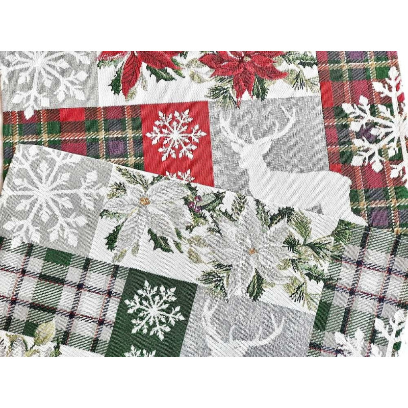 Dækkeserviet med julemotiv X-MAS LODGE fra MytrendyHome.dk