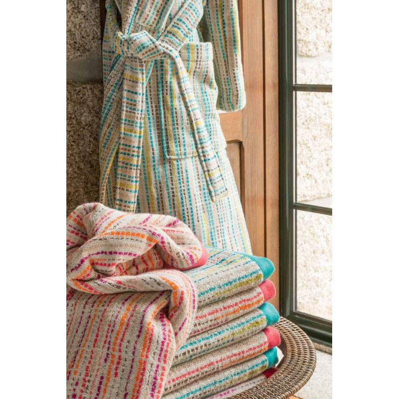 Velour badekåber Luka med sjalskrave i ren bomuld fra MyTrendyHome.dk