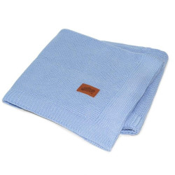 Strikket tæppe/blanket til børn i bomuld/ bamboo fra MytrendyHome.dk