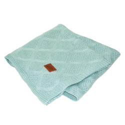 Strikket tæppe/blanket til børn i  bamboo fra MytrendyHome.dk