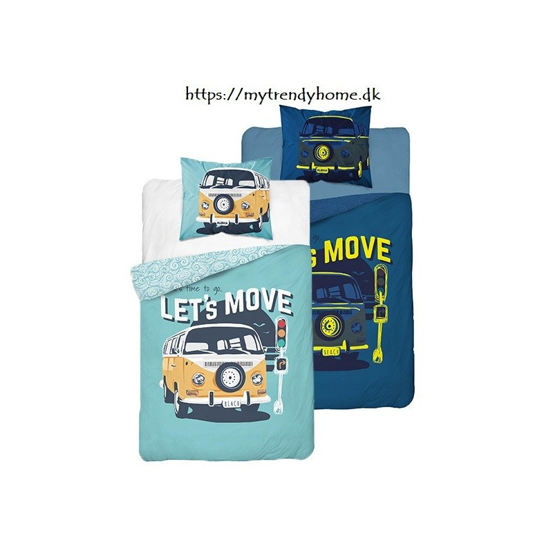 Selvlysende sengetøj Let's Move