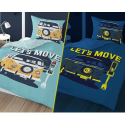 Selvlysende sengetøj Let's Move