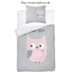 Selvlysende sengetøj Owl Good Night fra MytrendyHome.dk