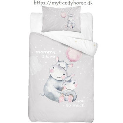 Dobbeltsidet Bambus sengetøj Lovely Mommy Grå fra MyTrendyHome. dk