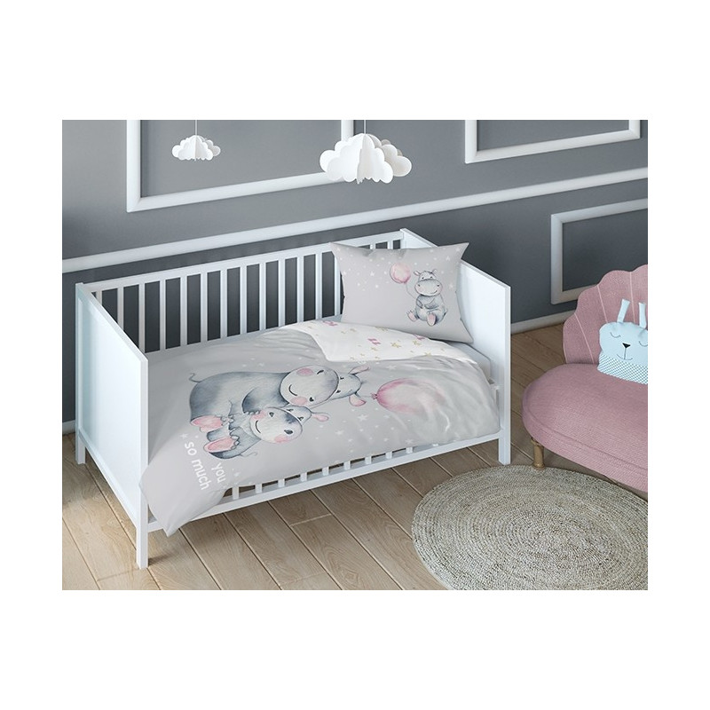 Dobbeltsidet Bambus sengetøj Lovely Mommy Grå fra MyTrendyHome. dk