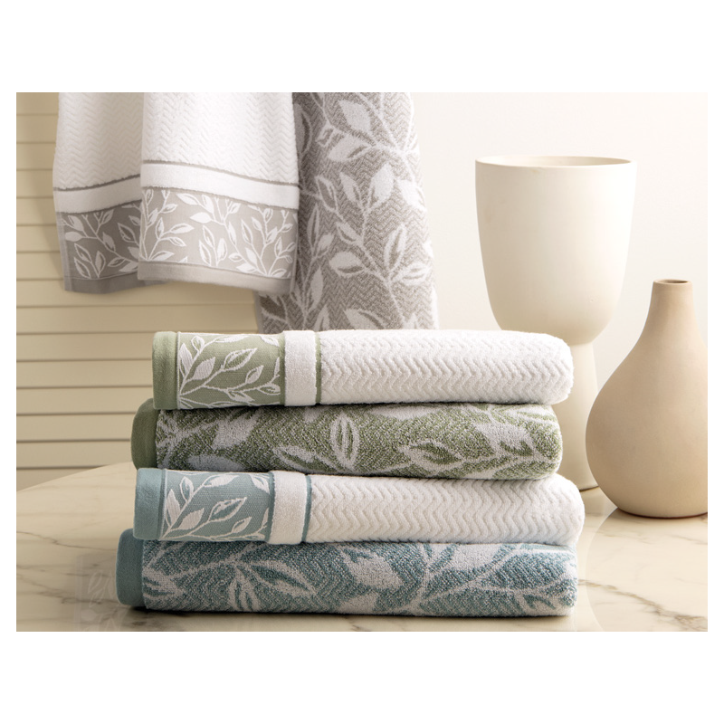 Elegant Håndklæder Spring med vintage blade fra MyTrendyHome.dk