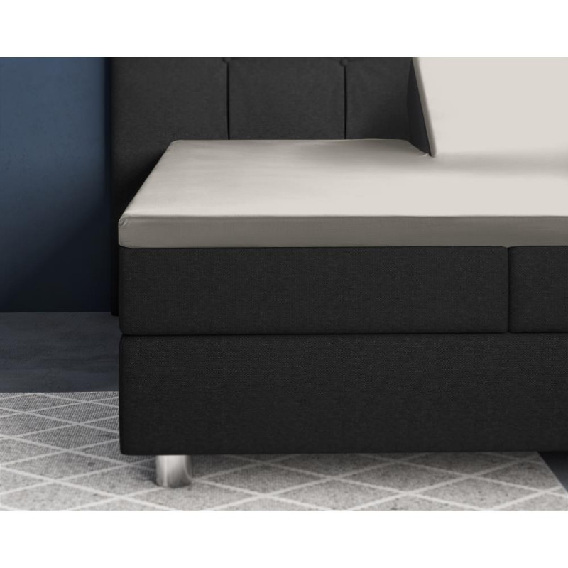 Satin Split Faconlagen Cream i ren Bomuld fra MytrendyHome.dk