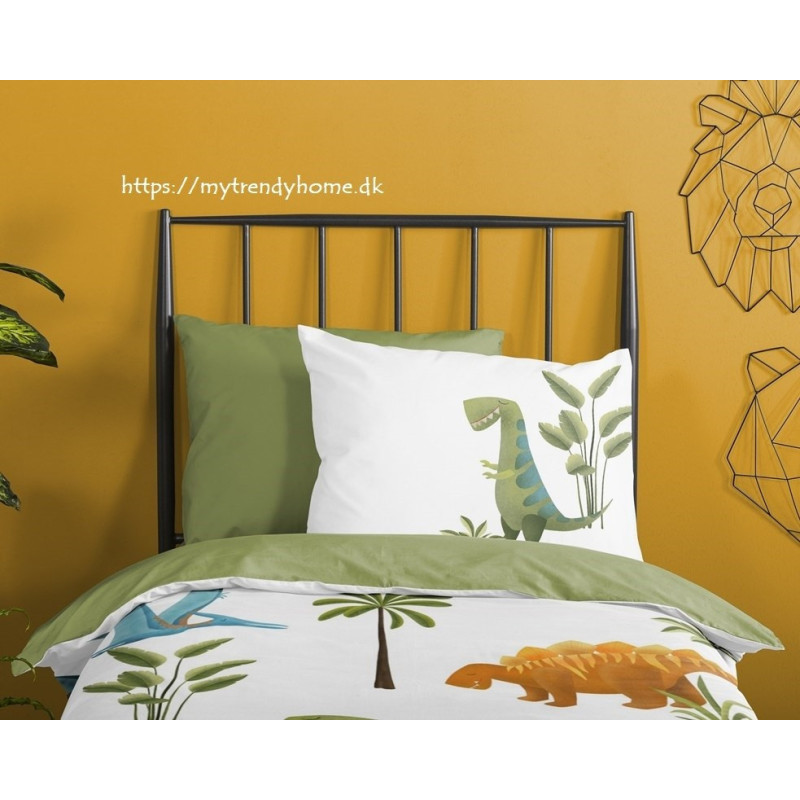 Børnesengetøj Jurassic Park med dinosaur fra MyTrendyHome.dk