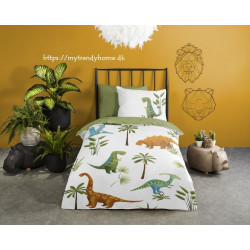 Børnesengetøj Jurassic Park med dinosaur fra MyTrendyHome.dk