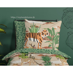 Børnesengetøj Savanne med tiger og leopard fra MyTrendyHome.dk
