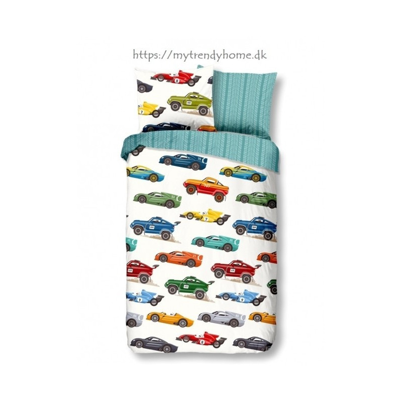 Junior sengetøj Race med racerbiler fra MyTrendyHome.dk