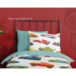Junior sengetøj Race med racerbiler fra MyTrendyHome.dk