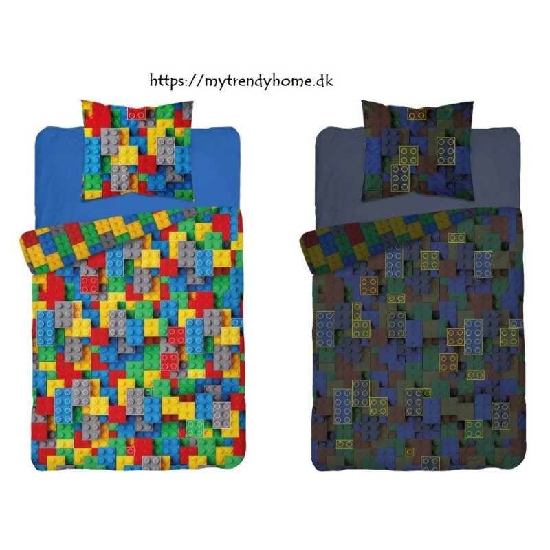 Selvlysende sengetøj  Lego fra MytrendyHome.dk
