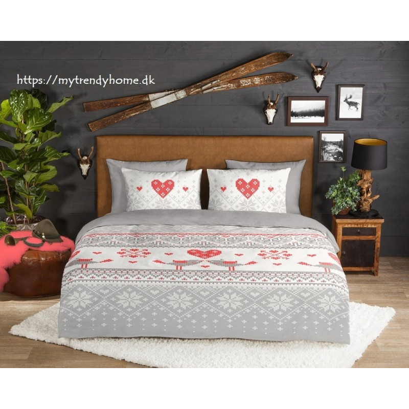 Flonel Julen Sengesæt Flow 100% bomuld fra MytrendyHome.dk