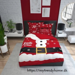  Julesengesæt Santa Claus med julemotiv i ren bomuld fra MyTrendyHome