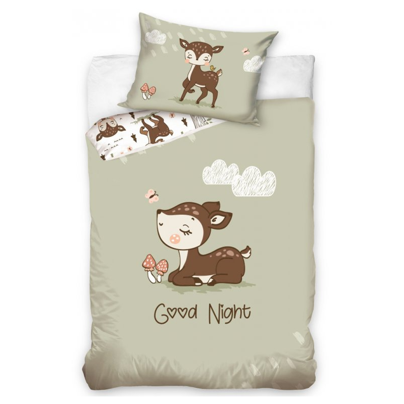 Junior sengetøj Good Night med sød Bamby fra MyTrendyHome. dk