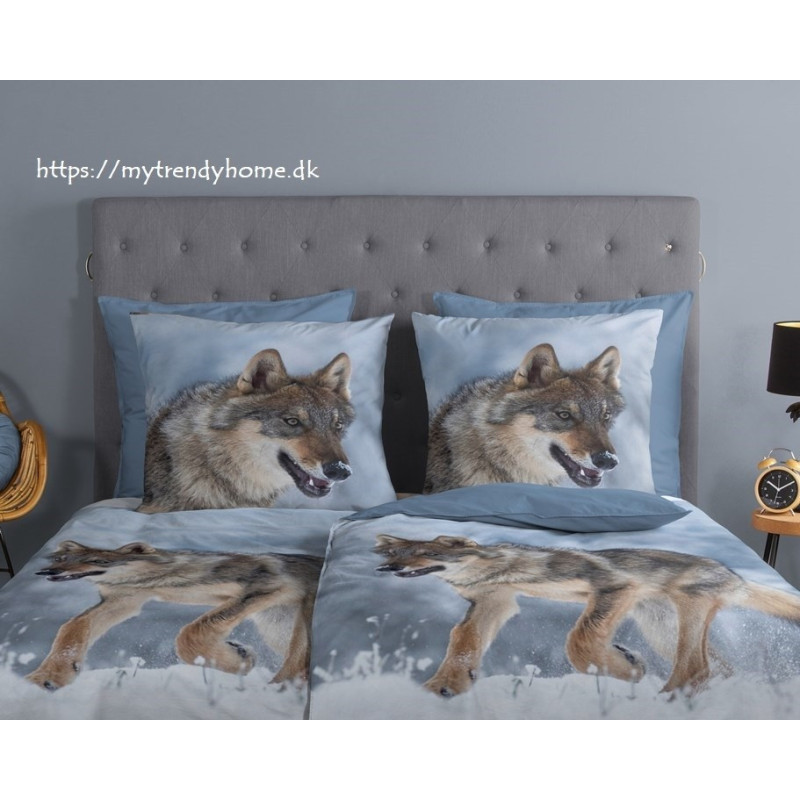 Sengesæt Snow Wolf med Ulv fra MyTrendyHome.dk