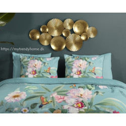 Bomuldssatin sengetøj Fungi med eksotiske blomster - MyTrendyHome.dk