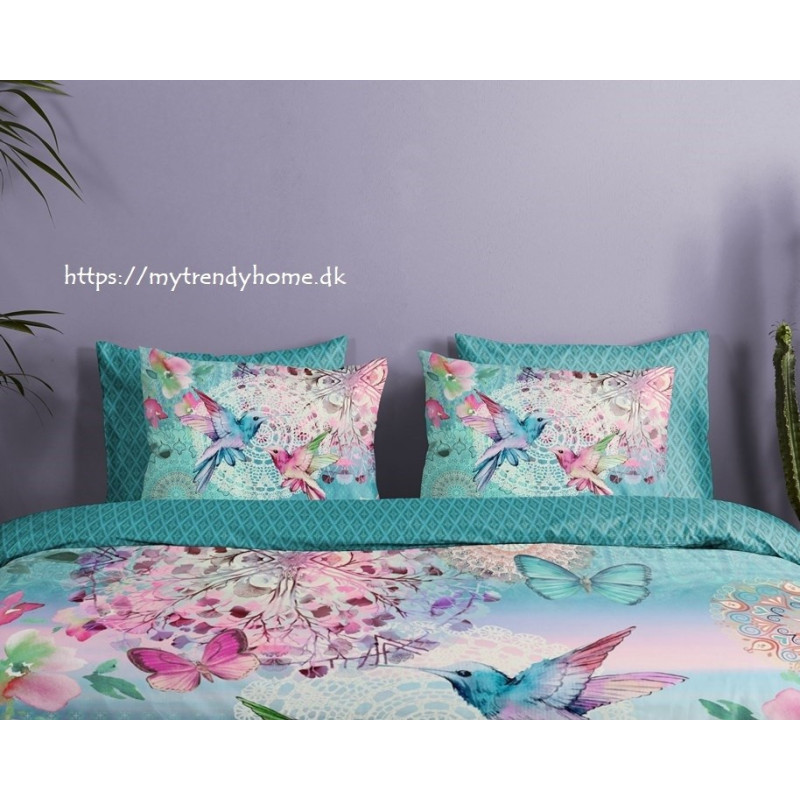 Bomuldssatin sengetøj Ganesha med mandala ornament fra MytrendyHome.dk
