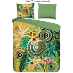 Bomuldssatin sengetøj Yissa med mandala ornament fra MytrendyHome.dk