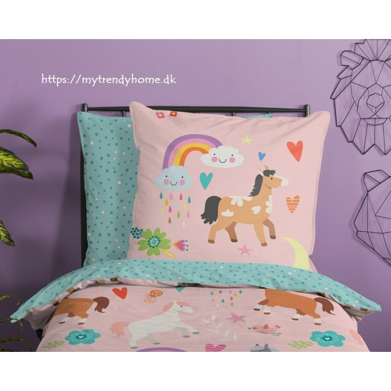 Børnesengetøj Horses med Heste fra MyTrendyHome.dk