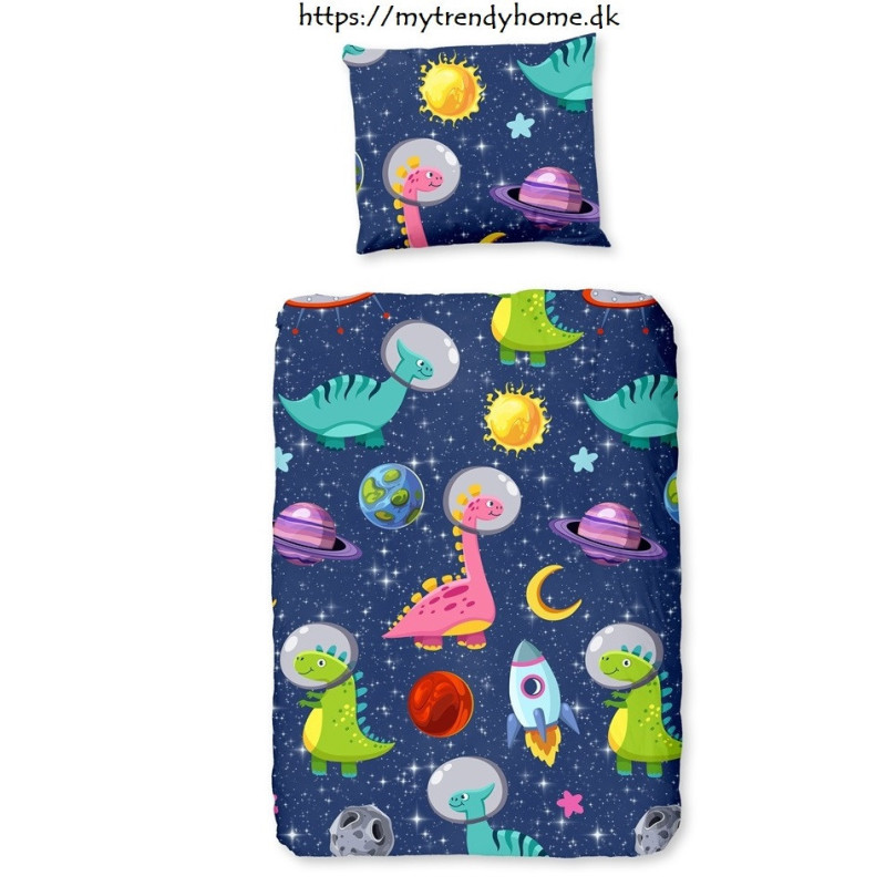 Junior sengetøj Dinospace med dinosaur fra MyTrendyHome. dk