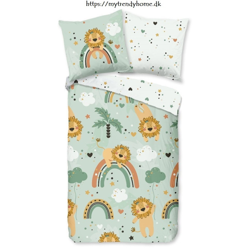 Børnesengetøj Lions med havdyr motiver fra MyTrendyHome.dk