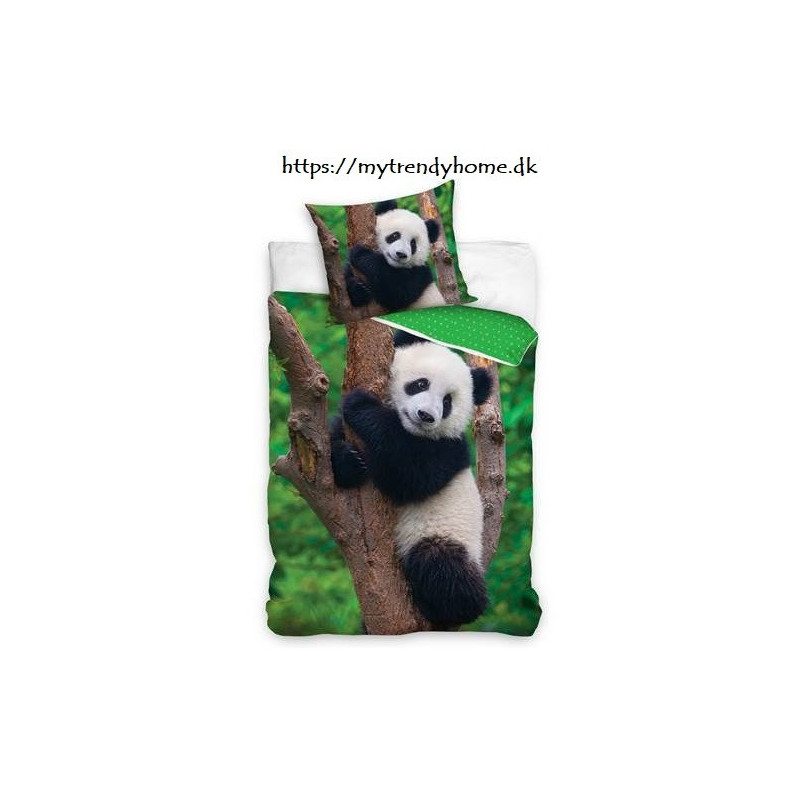 Sengesæt Panda 140x200cm med pudebetræk 60x70 cm fra MyTrendyhome.dk