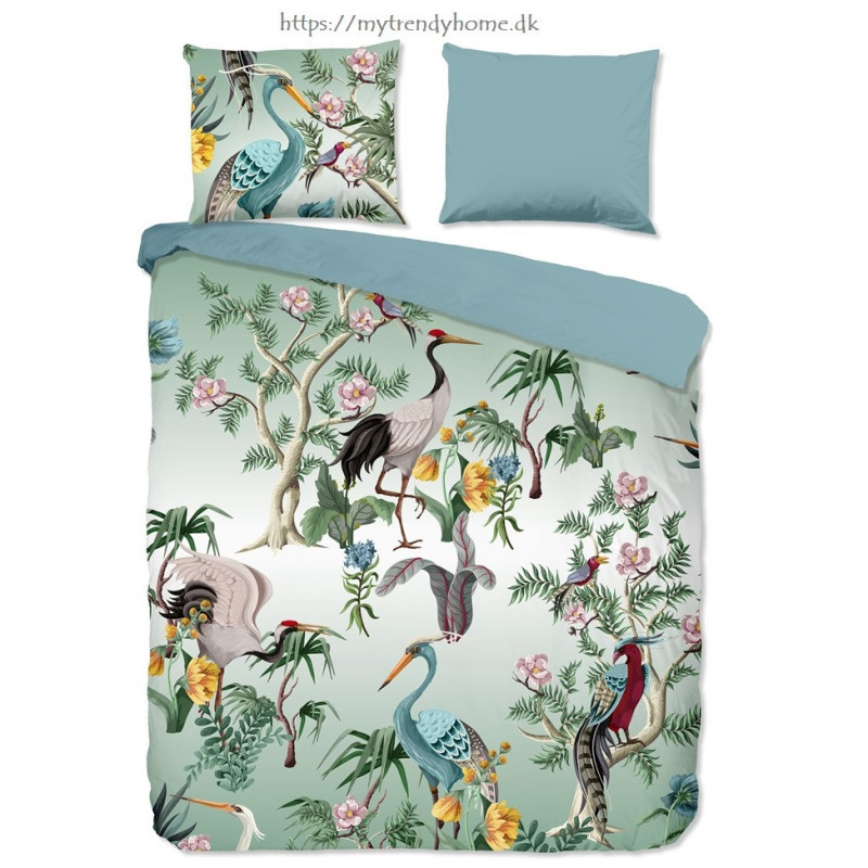 Sengesæt Reeva med eksotisk blomster og fugle fra MyTrendyHome.dk