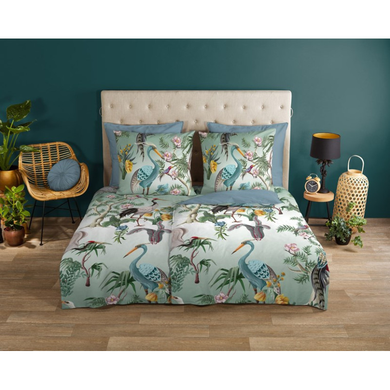 Sengesæt Reeva med eksotisk blomster og fugle fra MyTrendyHome.dk