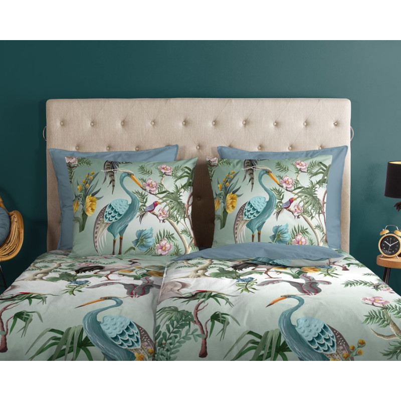 Sengesæt Reeva med eksotisk blomster og fugle fra MyTrendyHome.dk