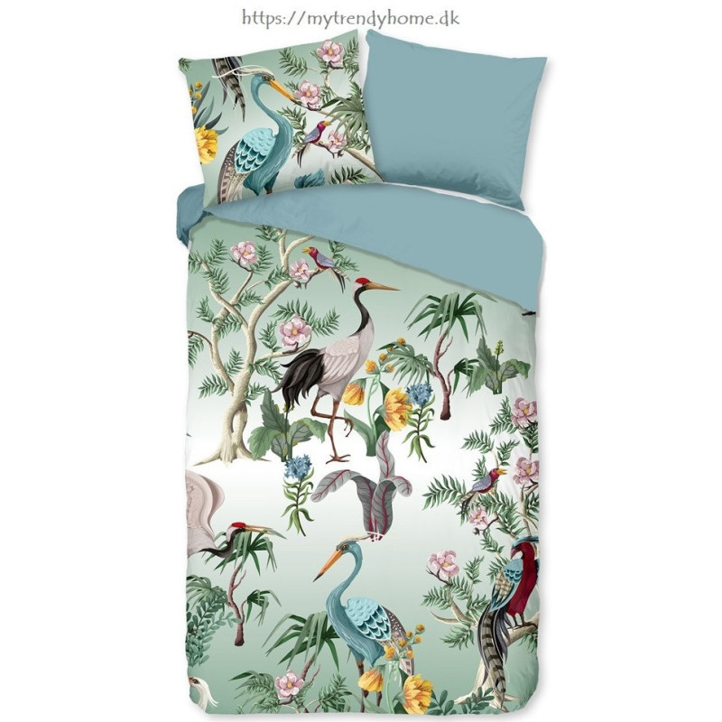 Sengesæt Reeva med eksotisk blomster og fugle fra MyTrendyHome.dk