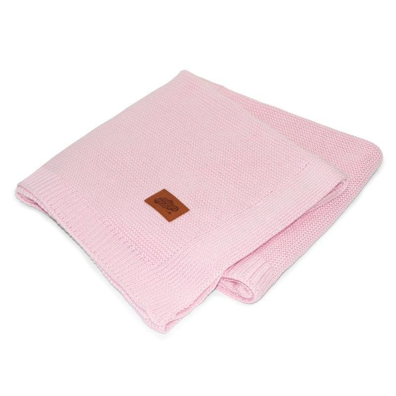 Strikket tæppe/blanket til børn i bomuld/ bamboo fra MytrendyHome.dk