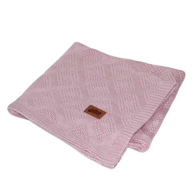 Strikket tæppe/blanket til børn i  bamboo fra MytrendyHome.dk