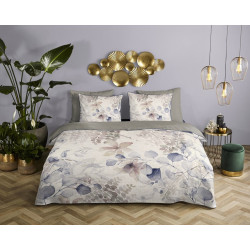 Bomuldssatin sengetøj Fivien med eksotiske blomster - MyTrendyHome.dk
