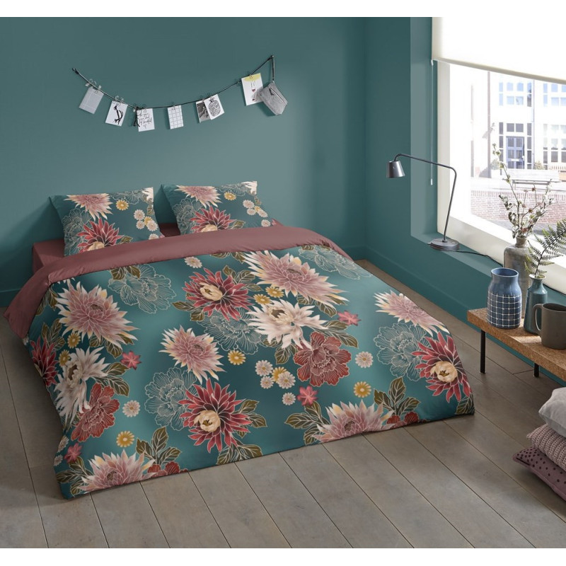 Sengesæt May med blomster i 100% micropercal fra MyTrendyHome.dk
