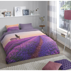 Sengesæt Lavender med blomster i 100% micropercal fra MyTrendyHome.dk