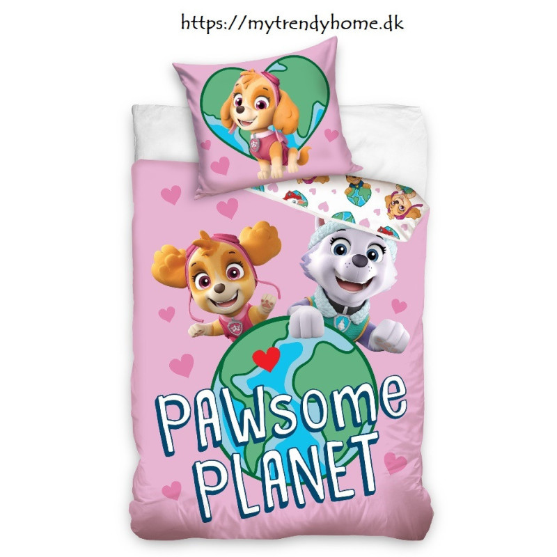 Børnesengetøj Paw Patrol i 100% bomuld fra MyTrendyHome.dk