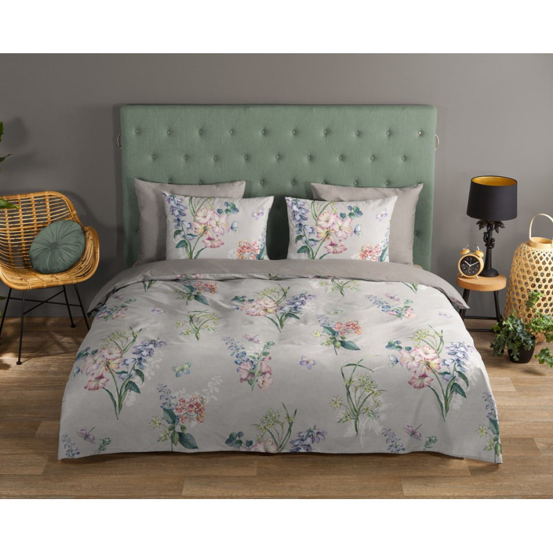 Sengesæt Evening 100% bomuld med havens blomster fra MyTrendyHome.dk