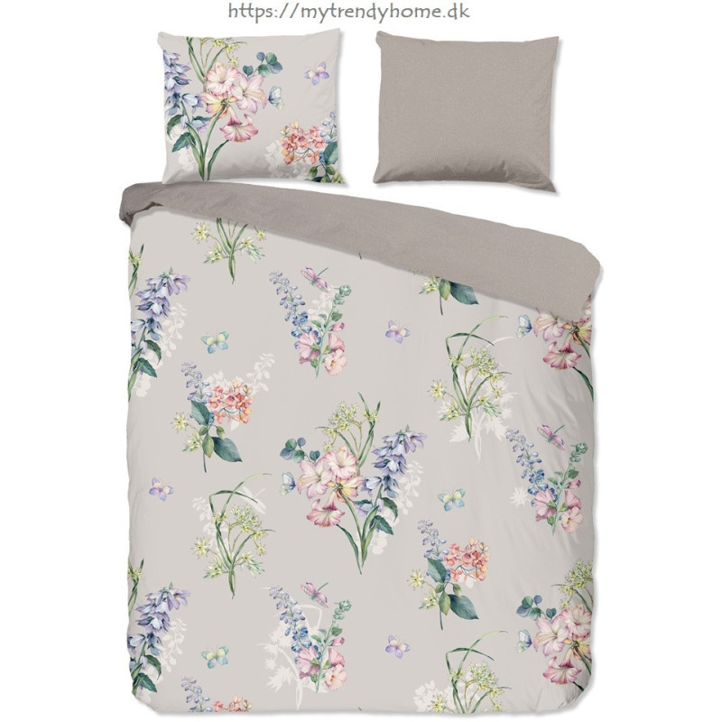 Sengesæt Evening 100% bomuld med havens blomster fra MyTrendyHome.dk