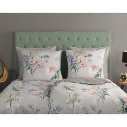 Sengesæt Evening 100% bomuld med havens blomster fra MyTrendyHome.dk
