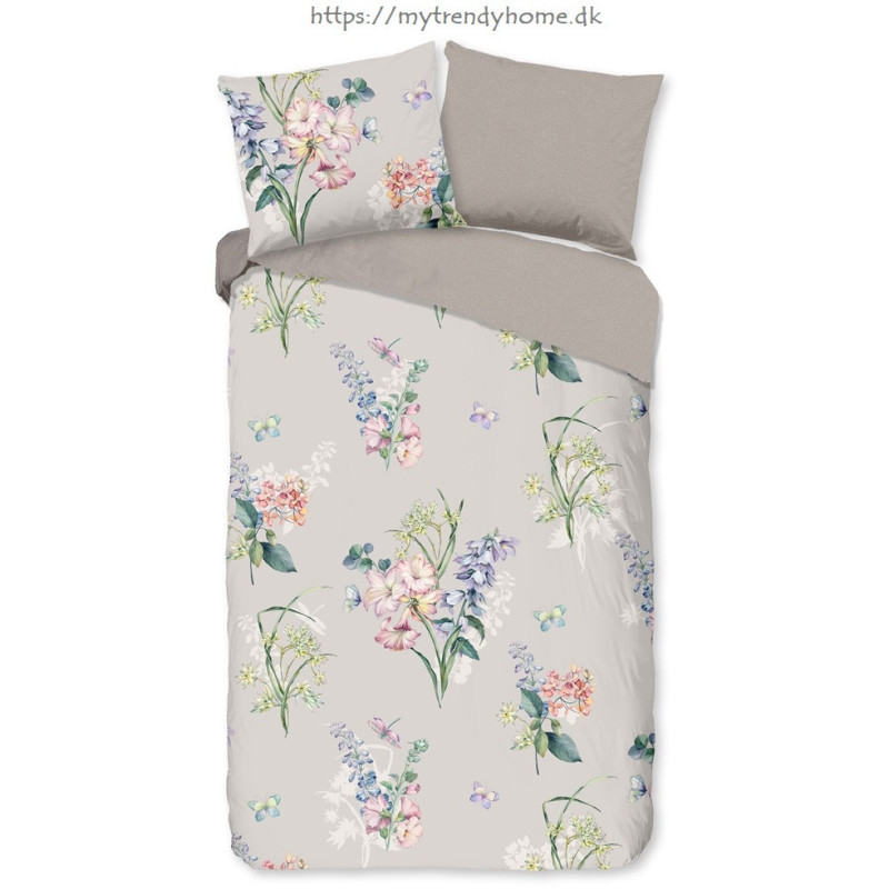 Sengesæt Evening 100% bomuld med havens blomster fra MyTrendyHome.dk