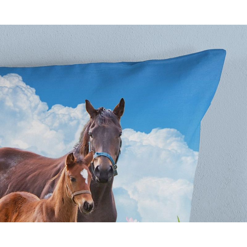 Sengesæt Horses med Hest med Føl fra MyTrendyhome.dk