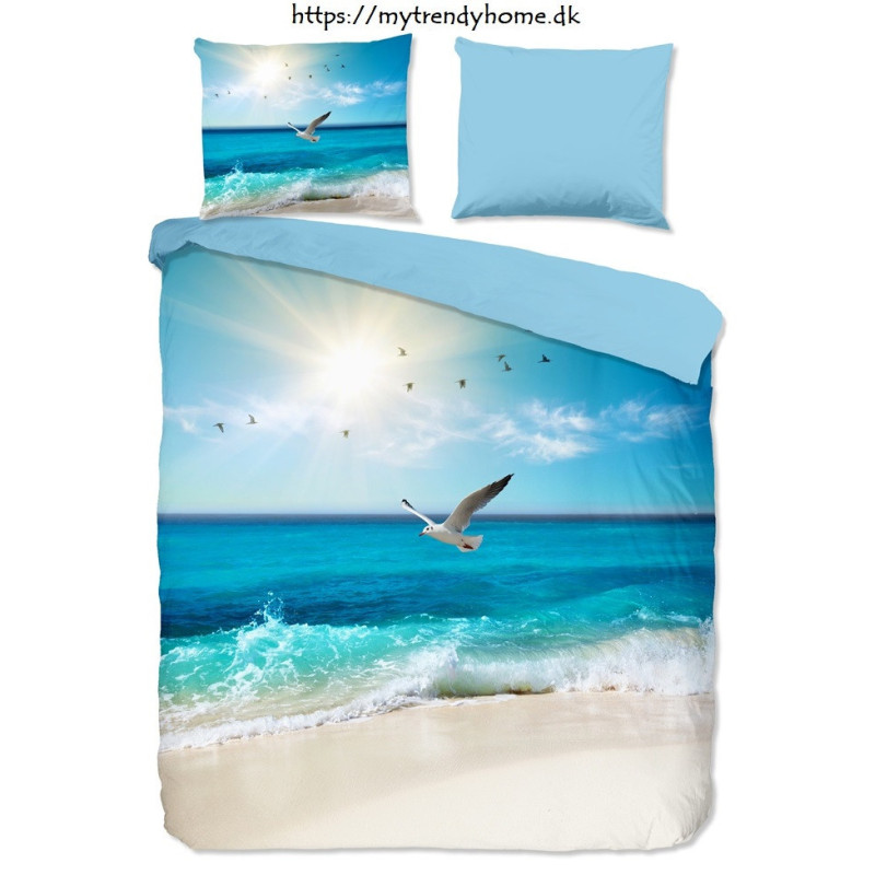 Sengesæt Sealife med havudsigt i 100% bomuld fra MyTrendyHome.dk