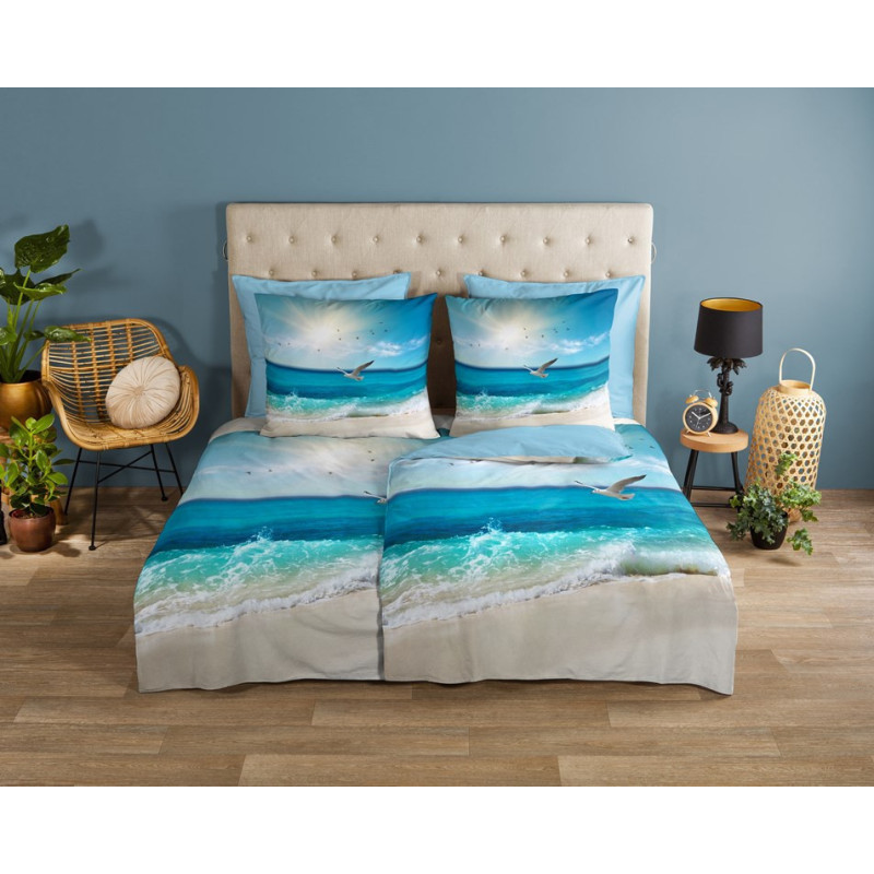 Sengesæt Sealife med havudsigt i 100% bomuld fra MyTrendyHome.dk