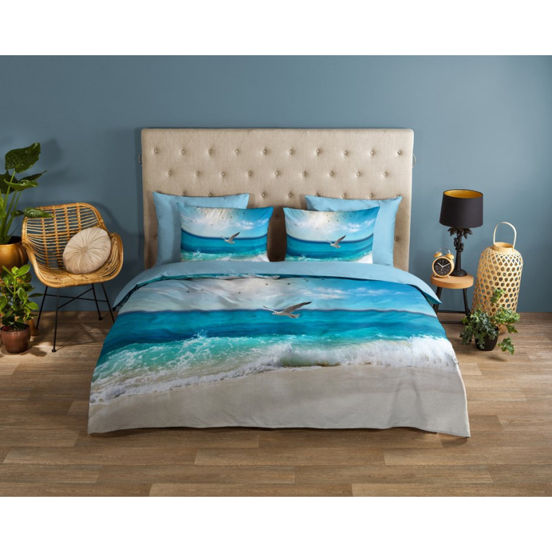 Sengesæt Sealife med havudsigt i 100% bomuld fra MyTrendyHome.dk