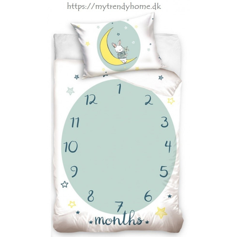Junior Dobbeltsidet  Sengetøj Sweet Dreams mint fra MyTrendyHome.dk
