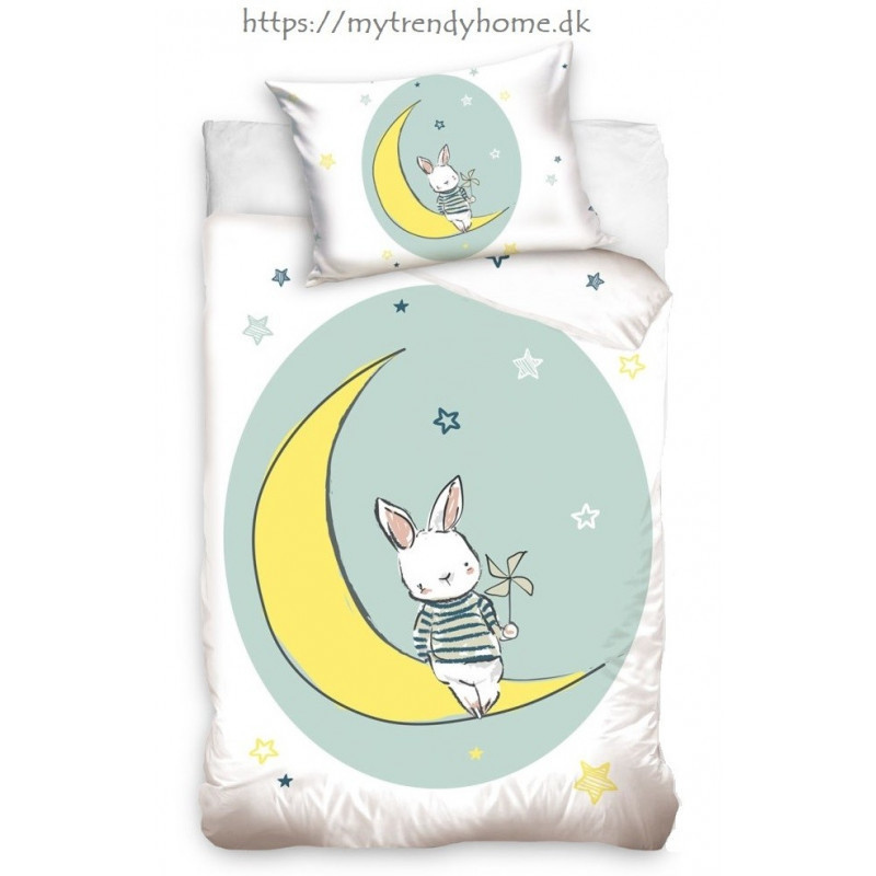 Junior Dobbeltsidet  Sengetøj Sweet Dreams mint fra MyTrendyHome.dk